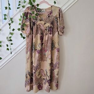 🐯VTG 80s Womens House Dress